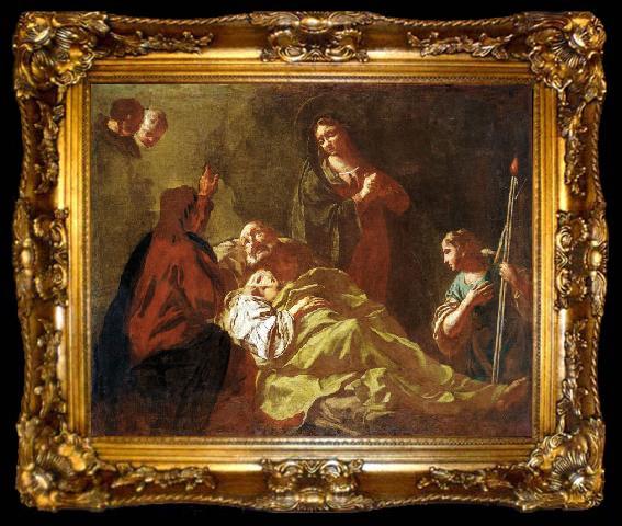 framed  Giovanni Battista Piazzetta Death of Joseph, ta009-2